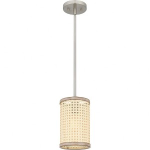 Quoizel Lighting Syrah 1 - Light Pendant in  Brushed Nickel - 1 of 4