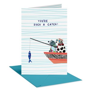 Carlton Cards Romantic Father's Day Card Such a Catch - 1 of 3