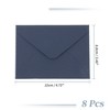 Unique Bargains Invitation Envelopes for Greeting Cards Wedding Birthday Christmas Small Linen Texture 10 Pcs - 2 of 4