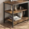 Bestier TV Stand for 55 60 65” TV, Industrial Entertainment Center with Storage & Open Shelves, TV Console Table for Living Room & Bedroom, Rustic - 4 of 4