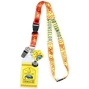 Friday The 13th Camp Crystal Lake Counselor Lanyard Clear ID Badge Holder - 1 of 3