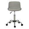 Monarch Specialties Office Chair Adjustable Height Swivel Ergonomic Computer Desk Work Juvenile Metal Pu Leather Look Grey Contemporary Modern - 2 of 4