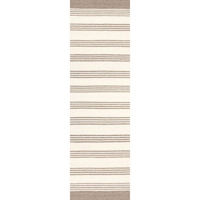 Nuloom Sage Striped Wool-Blend Area Rug
