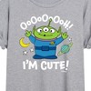 Women's - Disney - Alien Ooh I'm Cute Oversized Graphic T-Shirt - image 2 of 4