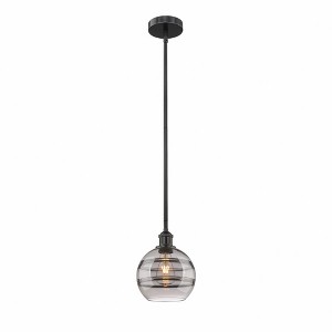 Rochester - 1 Light Stem Hung Mini Pendant In Industrial Style-9.38 Inches Tall and 8 Inches Wide - 1 of 1