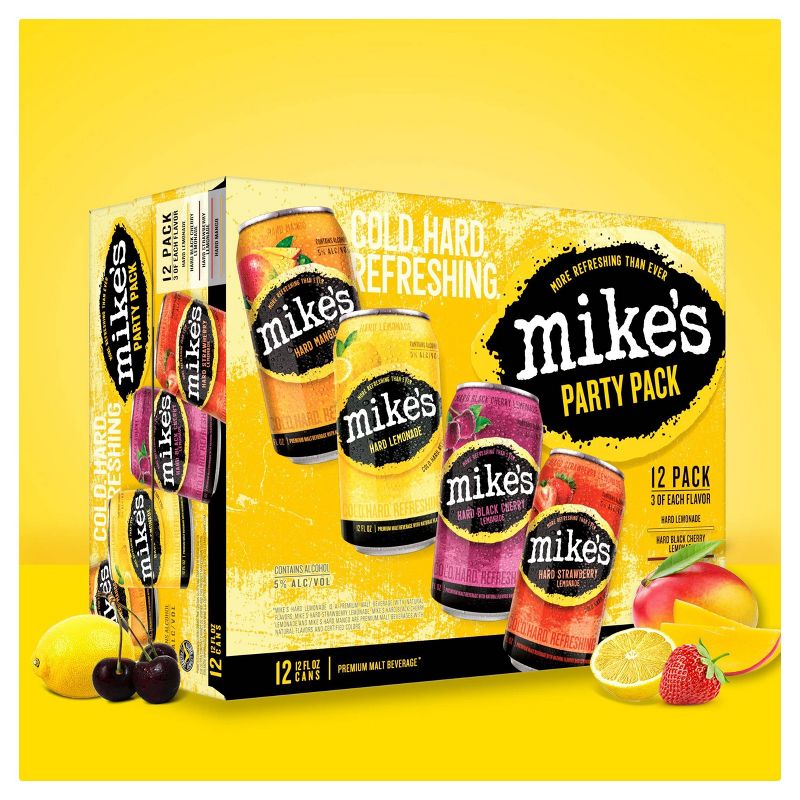 Mike&#39;s Hard Lemonade Variety Pack - 12pk/11.2 fl oz Cans, 3 of 5