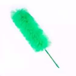 Kitchen + Home Large Static Duster - 27" Inch Electrostatic Feather Duster - Jade