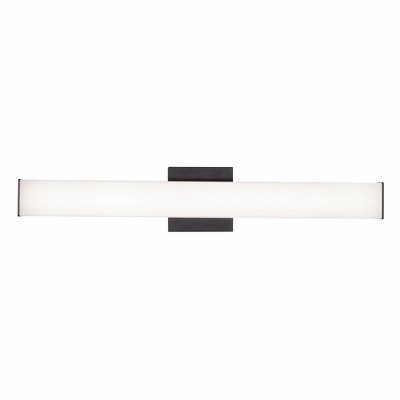 Tad 24.75'' Black Acrylic LED Dimmable Vanity Light
