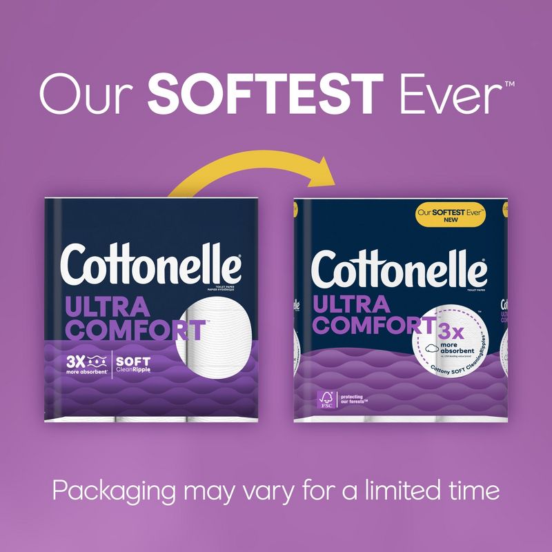 Cottonelle Ultra Comfort Toilet Paper, 4 of 13