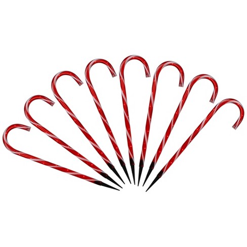 Northlight Candy Cane 8 Function Christmas Outdoor Pathway Markers - Set of 8 - image 1 of 4