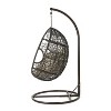 Christopher Knight Home Kylie Outdoor Wicker Hanging Basket Chair with Cushion - 4 of 4