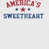 Social Collective Men's America'S Sweetheart  Americana 4Th Of July Short Sleeve Graphic Cotton T-Shirt - White XL - 2 of 4