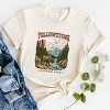 Simply Sage Market Yellowstone National Park Buffalo Short Sleeve Tee - L - Cream - 3 of 4