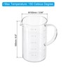 Unique Bargains 3.3 Borosilicate Glass V-Shaped Pour Spout Printed Scale Measuring Cup - 2 of 4