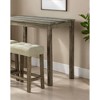 3-Piece Dining Set with Rubber Wood Table and 2 Stools - 3 of 4