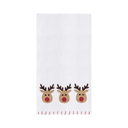 C&F Home 27 x 18 Winter Trees Christmas Holiday Machine Washable  Embellished Flour Sack Kitchen Dish Towel Decor Decoration