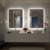Apmir Super Bright 192 LEDs/m Back LED Lighted Anti-Fog Tempered Glass Bathroom/Vanity Mirror with ETL & 3-Year Warranty - 3 of 4
