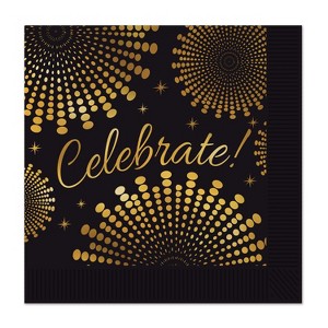 Beistle Celebrate! Beverage Napkins, 64 2-ply napkins Multicolored - 1 of 1