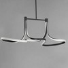 ET2 Lighting Serpentine 2 - Light Island Pendant Light in  Black - 4 of 4