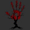 Men's Design By Humans Halloween Tree By aisenArt T-Shirt - 2 of 4
