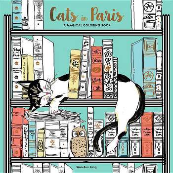 Spring in Paris coloring book for adults relaxation - by Colored Dreams  (Paperback)