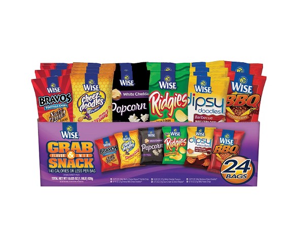 Wise Grab & Snack Flavor Mix - 24ct
