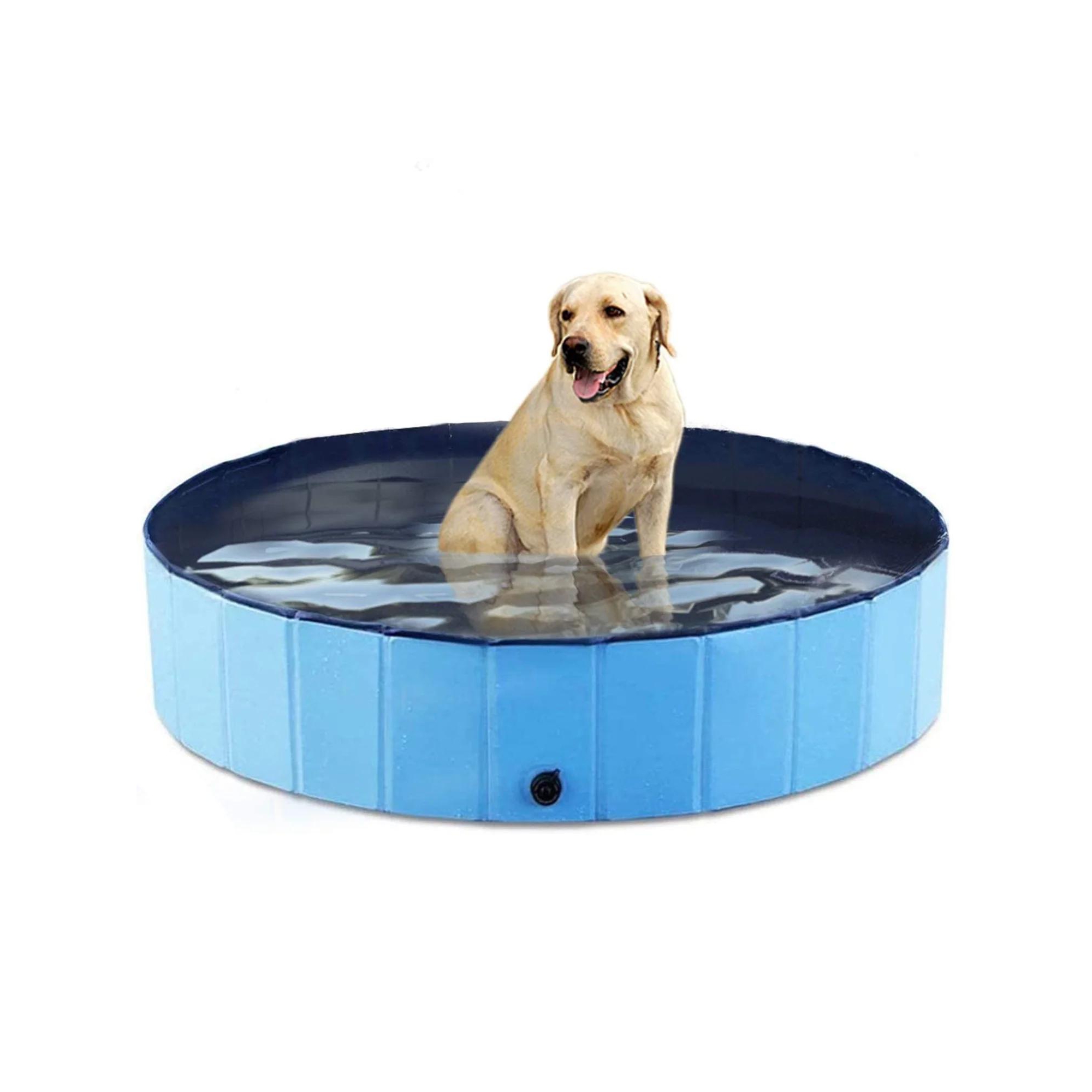MOVSSOU Pet Dog Pool Bath Swimming Tub Foldable 48 x 12 inch