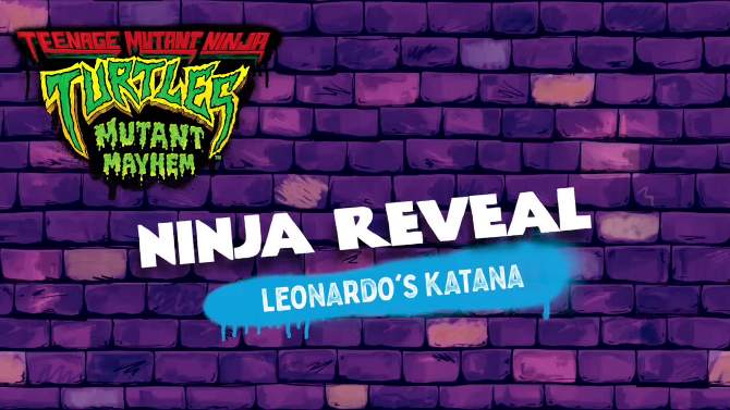Teenage Mutant Ninja Turtles: Mutant Mayhem Ninja Reveal Leonardo&#39;s Katana and Role Play Set, 2 of 7, play video