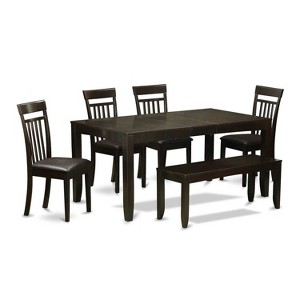 Dinette Set Table with Chairs - Kitchen Dining Room Set - Solid Wood Table and Chair Set - 1 of 4
