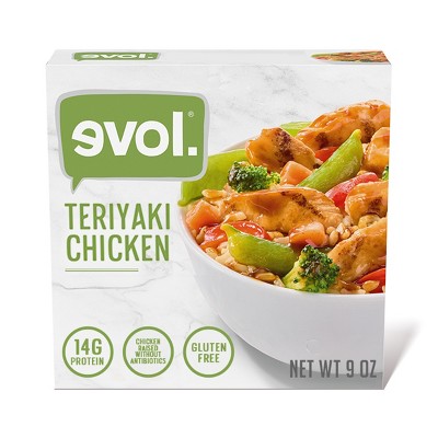 Evol Gluten Free Frozen Teriyaki Chicken- 9oz