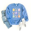Simply Sage Market Women's Graphic Sweatshirt Bunny Egg Easter Chart - 3 of 3