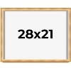 PosterPalooza | Minimalist Shadow Box Brown Picture Frame - UV Acrylic, Backing Board, Hanging Hardware - 2 of 4