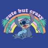 Juniors Womens Lilo & Stitch Cute But Crazy T-Shirt - 2 of 4