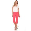 Rekucci Women’s Pull-On Comfort Capri Pants with Back Lacing Detail & Pockets – Mid-Rise Stretch Capris - 4 of 4