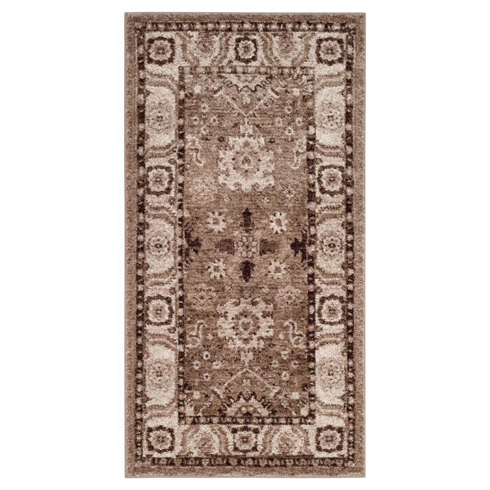 4'X6' Holly Area Rug Taupe - Safavieh