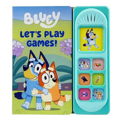 Bluey: Let's Play Games! Sound Book - by Pi Kids (Board Book)
