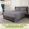 4 Piece Viscose from Bamboo Cooling sheets Ultra Soft 100% Organic Deep Pocket Luxury Bed Sheets with Pillowcases - Lux Decor Collection - 2 of 4