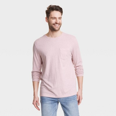 Men's Standard Fit Long Sleeve T-shirt - Goodfellow & Co™ : Target