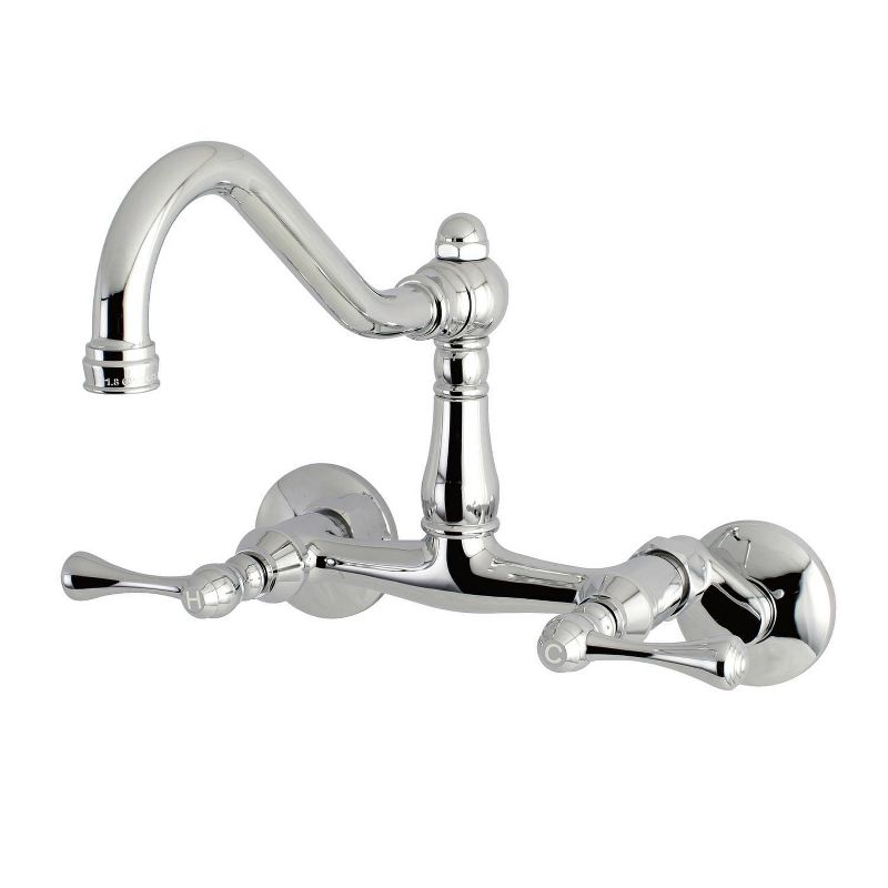 Kitchen Faucet with Lever Chrome - Kingston Brass, 1 of 6