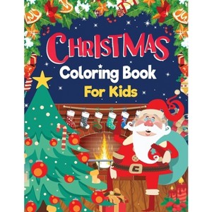 Christmas Coloring Book - Large Print by  Laura Bidden (Paperback) - 1 of 1