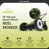 Sun Joe Manual Reel 18" Push Behind Lawn Mower with Grass Catcher, SUJ-MJ501M - 3 of 4