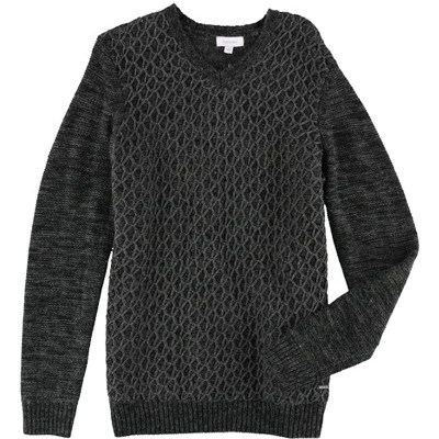 Calvin Klein Mens Mixed Yarn Pullover Sweater
