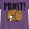 Girls' - Peanuts - Prost Snoopy Root Beer Fitted Short Sleeve Graphic T-Shirt - 2 of 4