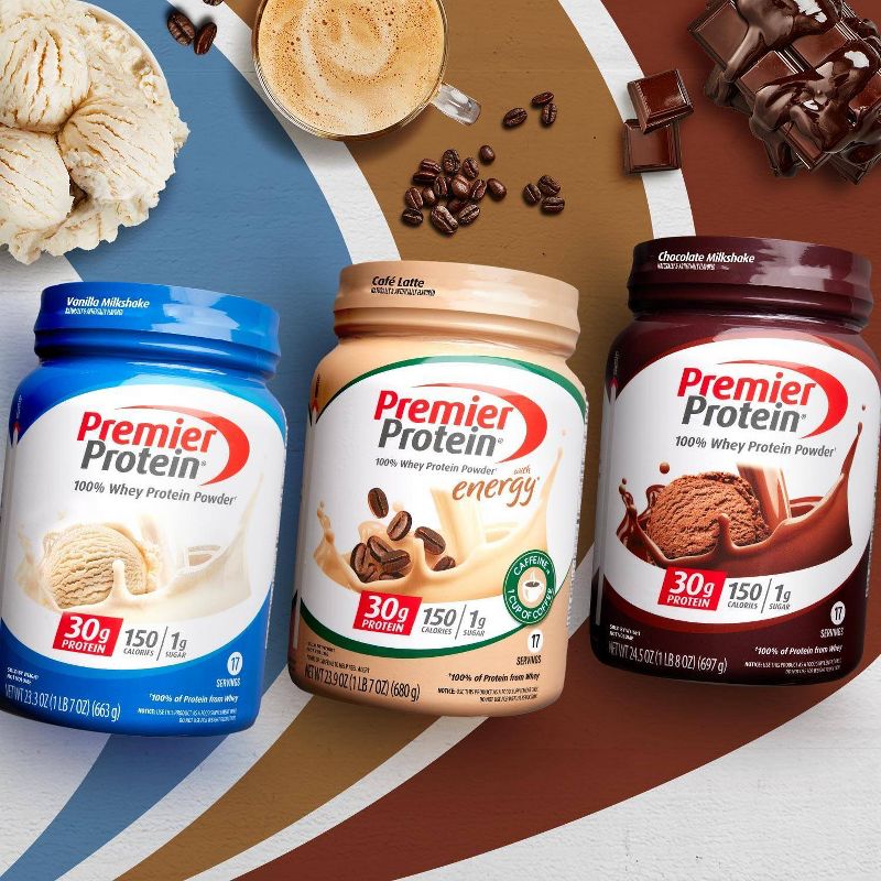 Premier Protein 100% Whey Protein Powder - Vanilla Milkshake - 17 Serve, 5 of 9
