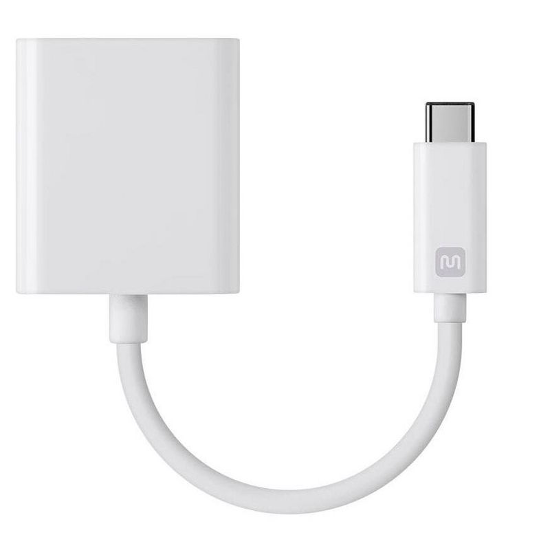 Monoprice USB-C to DisplayPort Adapter - White, Supports Resolution 4K @60hz, Portable, Plug & Play - Select Series, 2 of 4