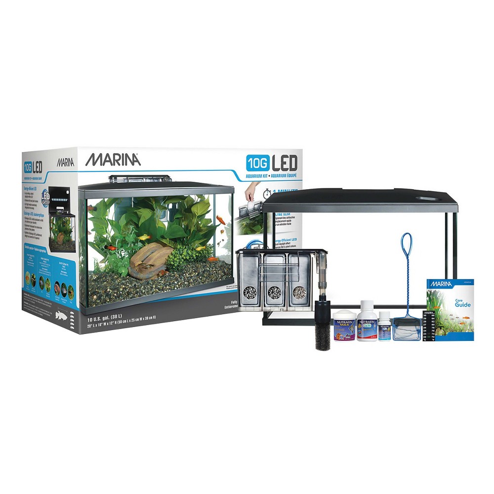 UPC 015561152563 product image for Marina 10G Led Aquarium Kit - Clear - 10 Gallon | upcitemdb.com