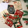 Joyfy 30pcs Christmas Cards Set – Elegant Holiday Greetings with Envelopes (6 Festive Designs), Merry Christmas Greetings Cards - 2 of 4