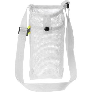 BABYYER Water Bottle Bag Mesh Portable Bottle Holder Carrier Adjustable Shoulder Strap for Sports Hiking Camping - 1 of 4