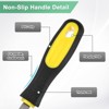Unique Bargains Square Metal File High Carbon Steel PVC Grip Handle Diamond Multipurpose Hand Files - 4 of 4