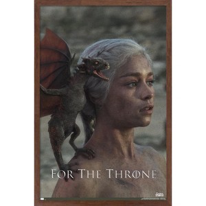 Trends International Game of Thrones - Daenerys Targaryen Framed Wall Poster Prints - 1 of 4